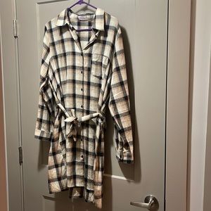 Pink Lily Plaid Dress